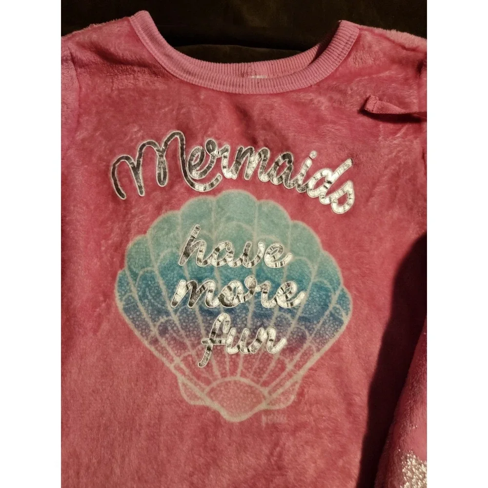 Justice mermaids have more fun fleece pajamas size 8‎